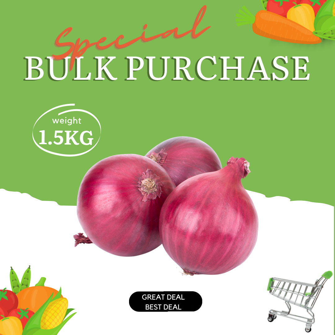 Onion Red Bulk Special